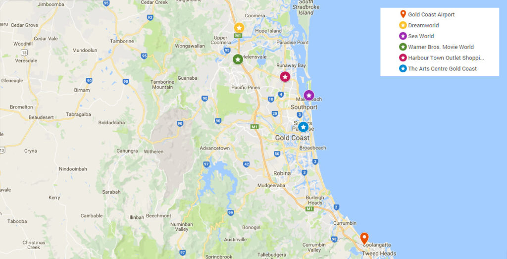 airport transfers in Gold Coast